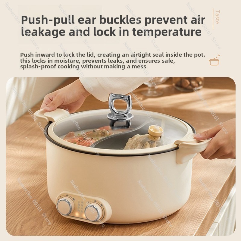 6L 8L Double Pot Electric Hot  - Kitchen Appliances For Home 评论和价格