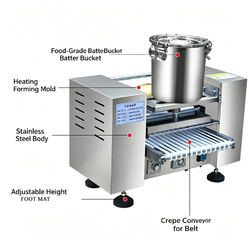 Automatic Mille Crepe Machine  - Crepe Maker Non Stick 评论和价格