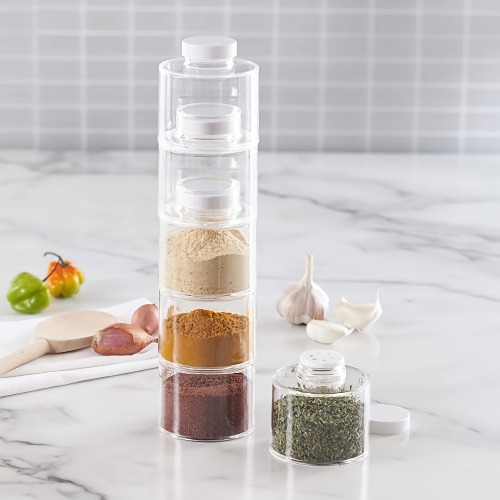 Stackable Spice Rack, Set of 6 - Kitchen Appliances Manufacturers 评论和价格