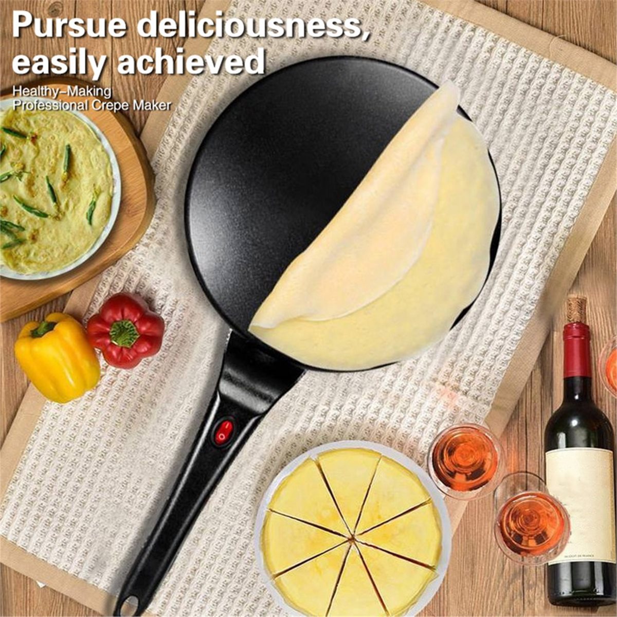 M10K Crepe Maker Electric, Cre - Crepe Maker Non Stick 评论和价格