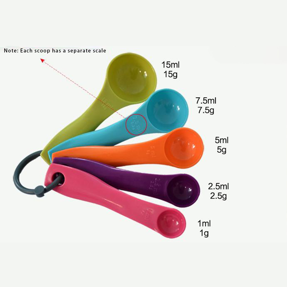 5-Piece Colorful Salt Oil Spoo - Kitchen Appliances Manufacturers 评论和价格