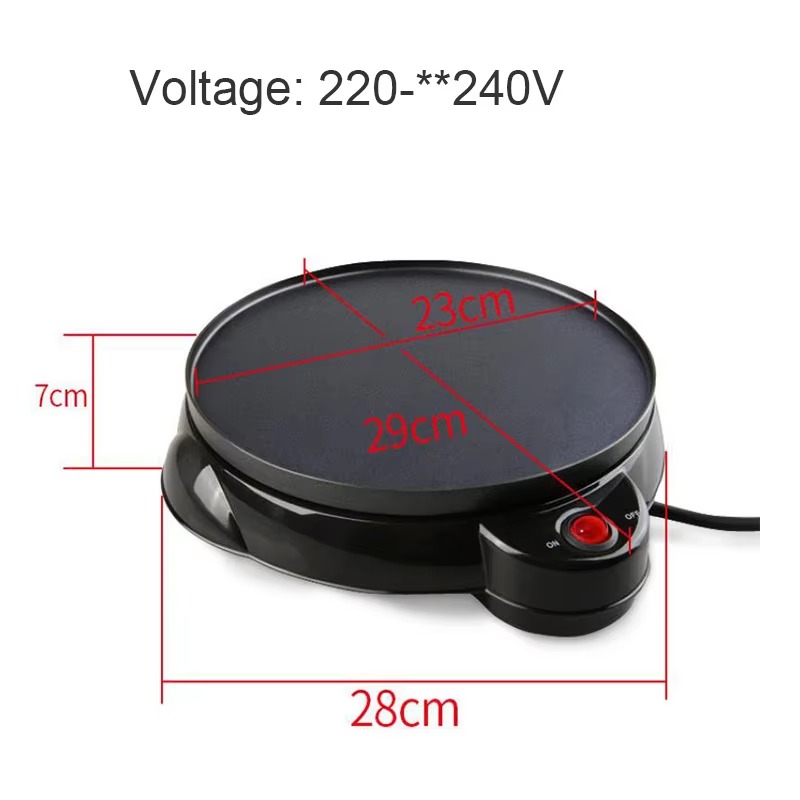 220V 650W Kitchen Electric Cre - Crepe Maker Non Stick 评论和价格