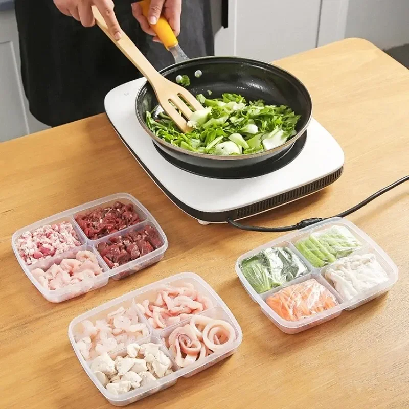4 Grids Food Storage Box Porta - Kitchen Appliances Manufacturers 评论和价格