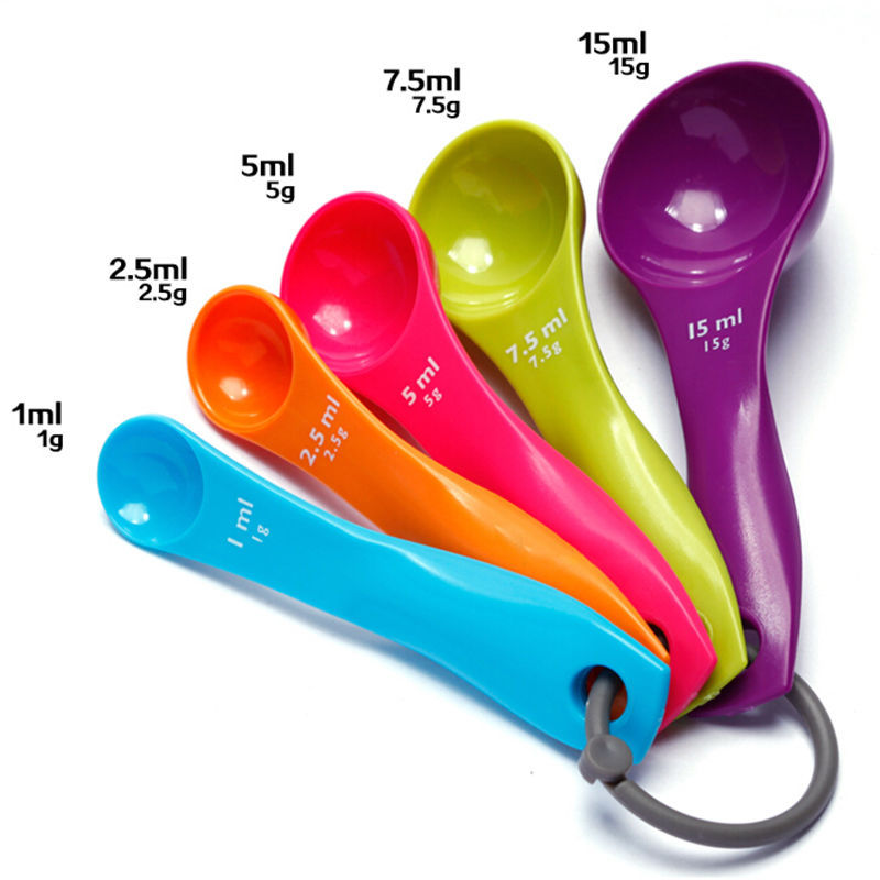 5Pcs Salt Oil Spoon Lovely Kit - Kitchen Appliances Combo 评论和价格