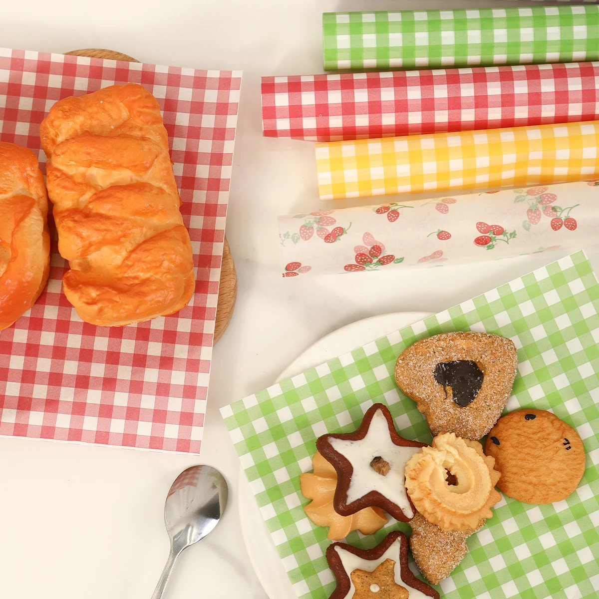 50Pcs Oilproof Wrapping Paper  - Kitchen Appliances Gift 评论和价格