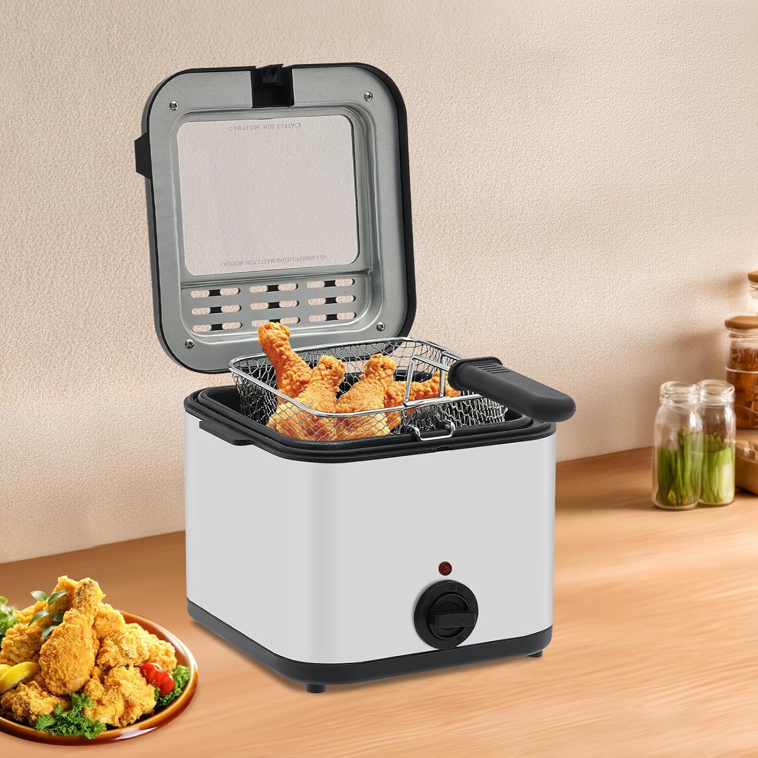 Countertop Electric Deep Fryer - Kitchen Appliances For Home 评论和价格