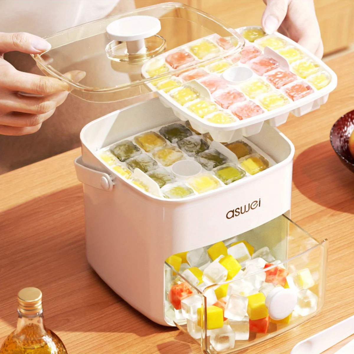 48-Cube Ice Maker with Easy-Pr - Kitchen Appliances Gift 评论和价格