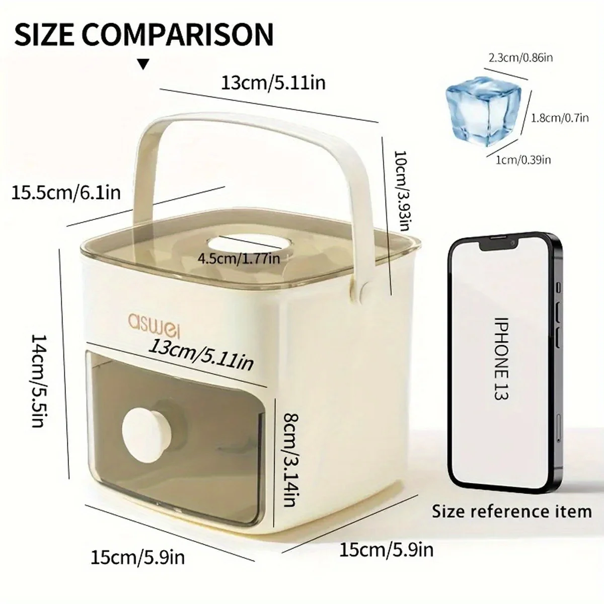 48-Cube Ice Maker with Easy-Pr - Kitchen Appliances Gift 评论和价格