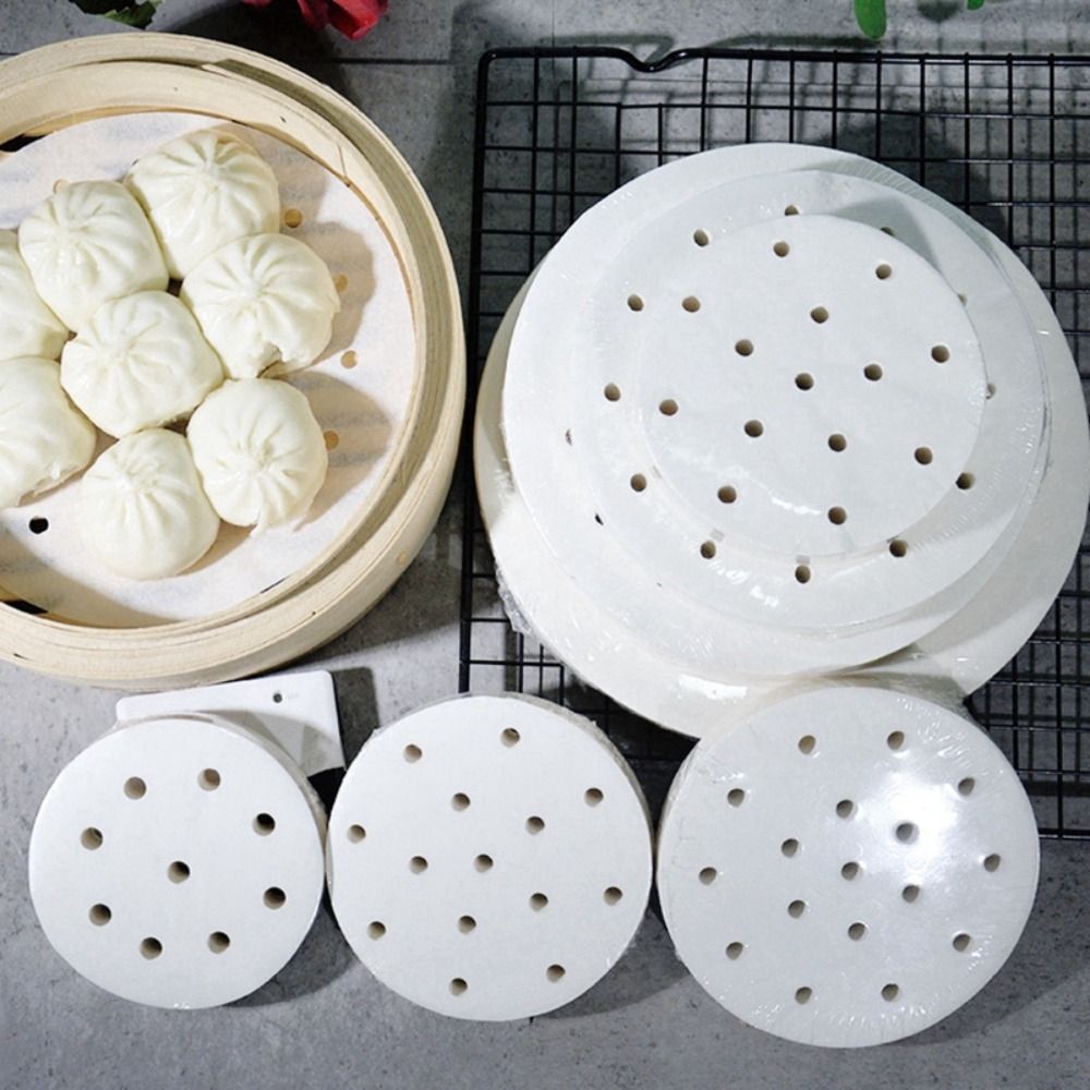 100Pcs Steamed Paper Steamed B - Kitchen Appliances For Restaurant 评论和价格