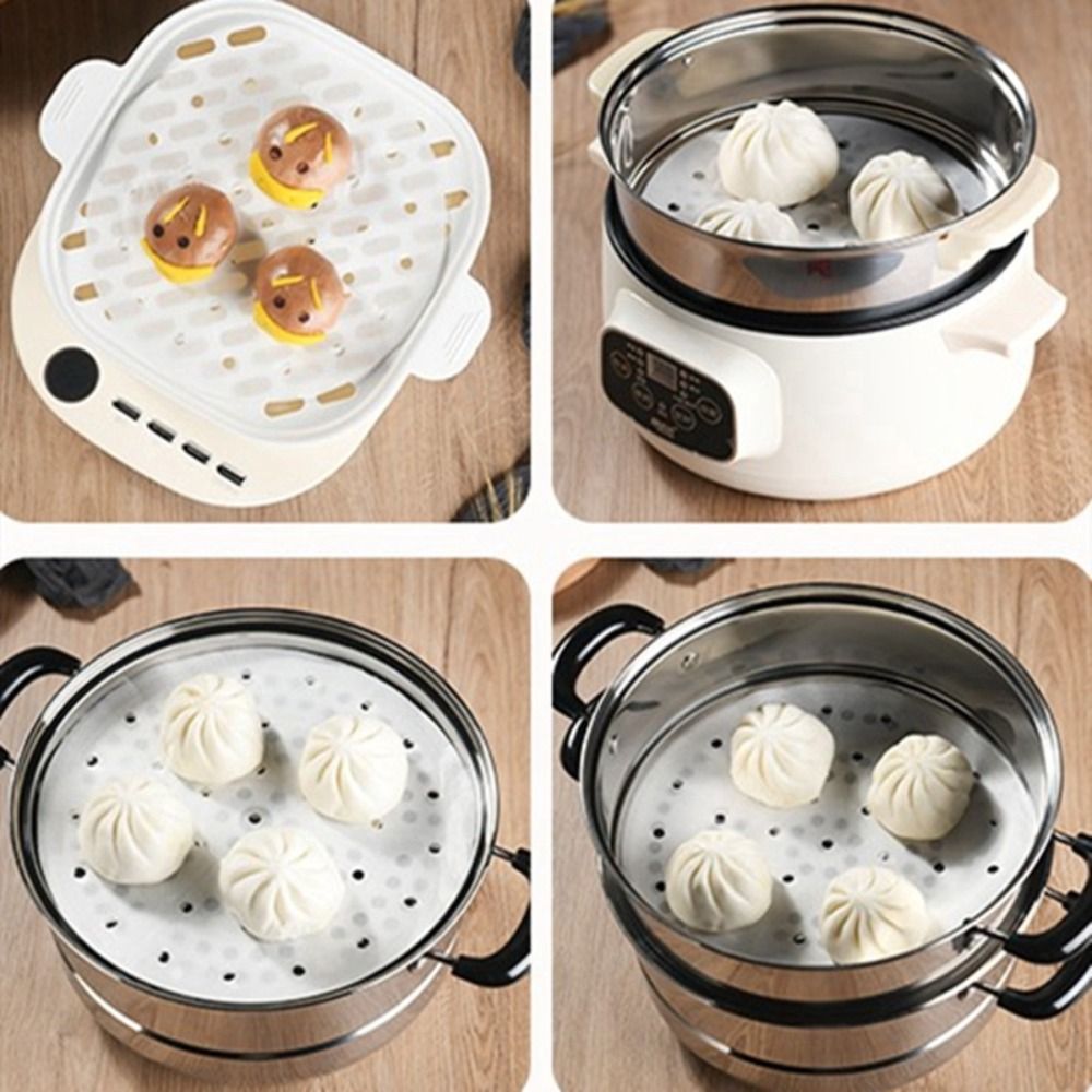 100Pcs Steamed Paper Steamed B - Kitchen Appliances For Restaurant 评论和价格